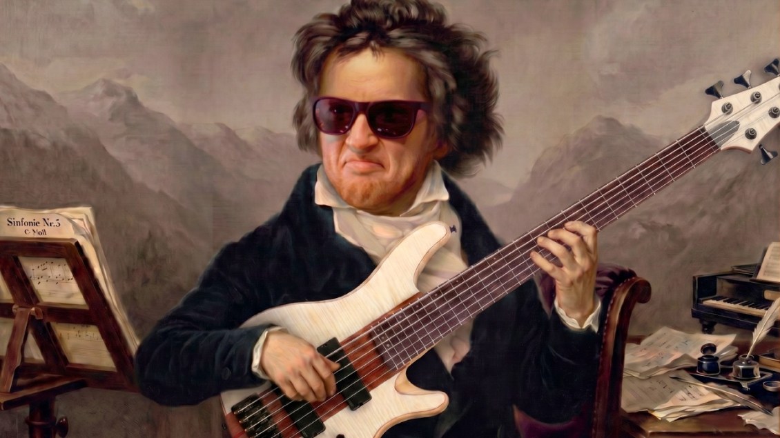 A Badass Bass Cover of Beethoven’s ‘Moonlight Sonata’
