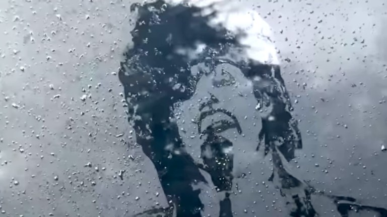 Prince Purple Rain on Rainy Windows