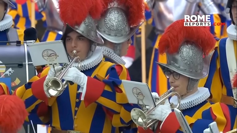Sweet Caroline Swiss Guard US Pope