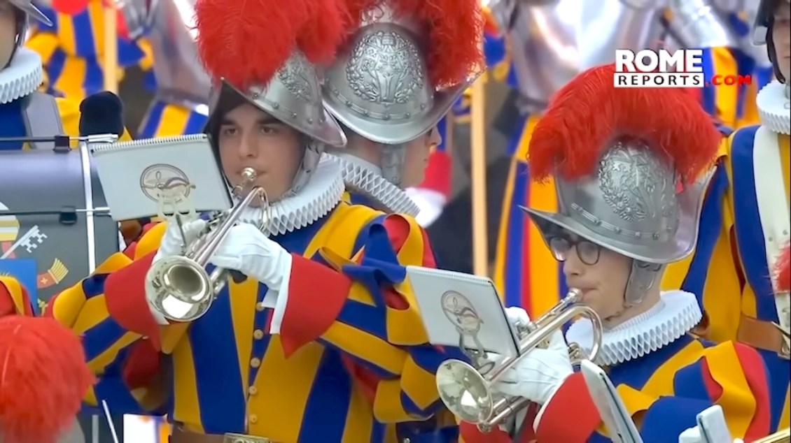 The Vatican’s Swiss Guard Performs Neil Diamond’s ‘Sweet Caroline’ to Honor the First American Pope