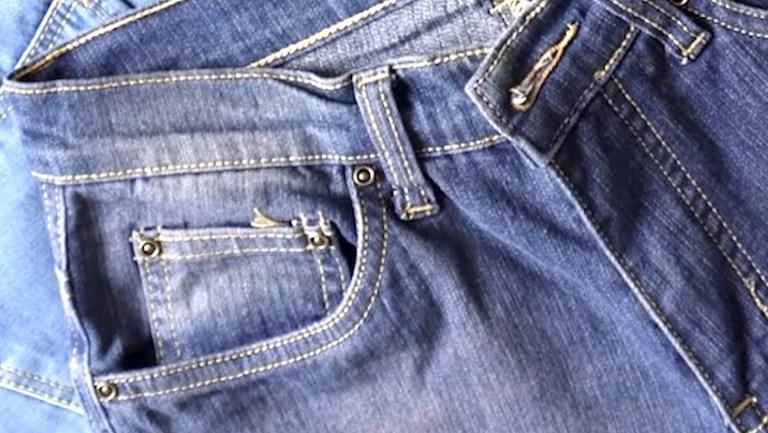 Tiny Pocket Denim Jeans