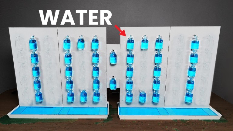 Water Bottle Clock