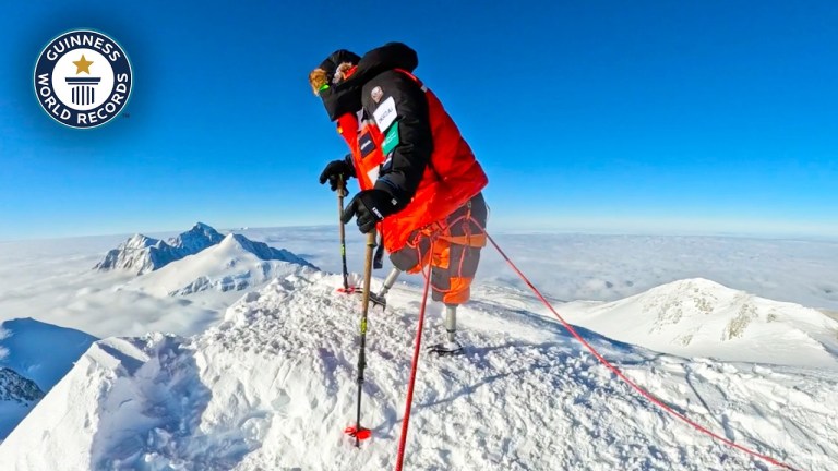 Double Amputee Sets Three Climbing Records