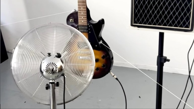 Guitar Fan Create Music