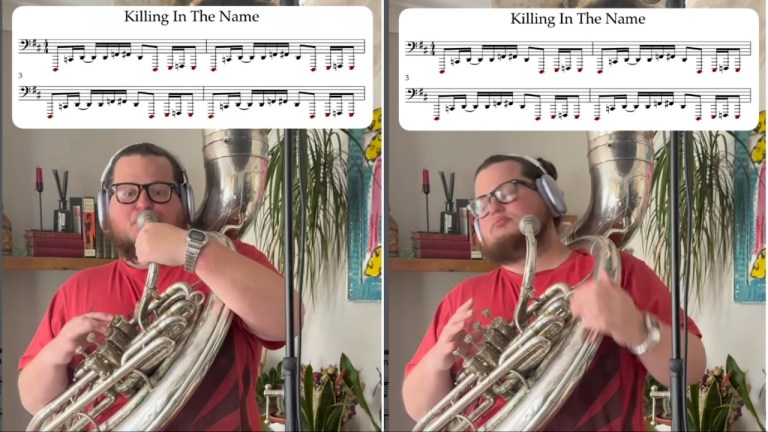 Killing in the Name Sousaphone