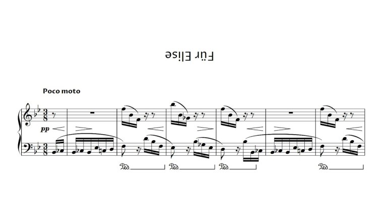 Fur Elise Upside Down