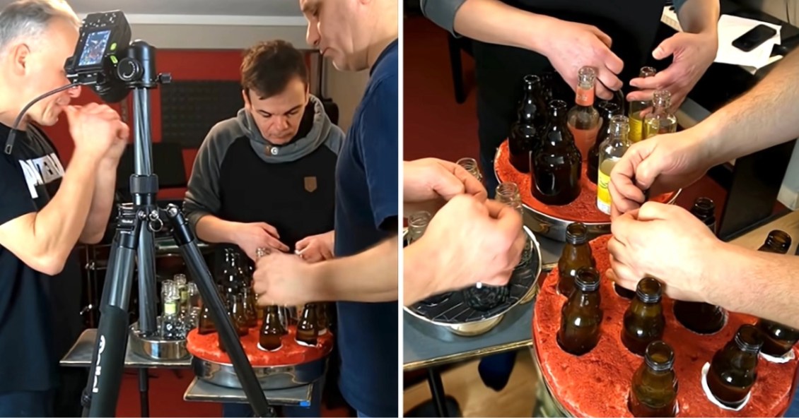 Raymond Scott’s ‘Powerhouse’ Performed on Bottles