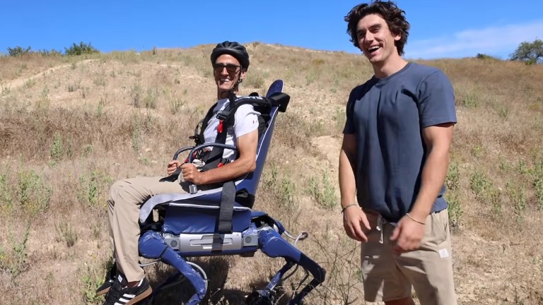 Quadruped Robot Wheelchair