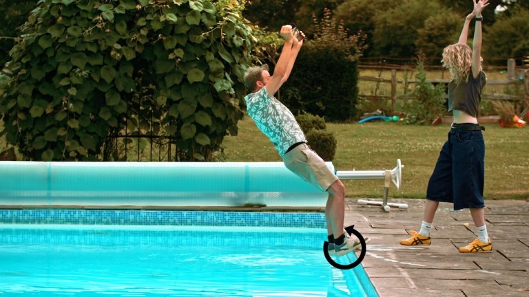 The Arm Spin That Stops a Fall