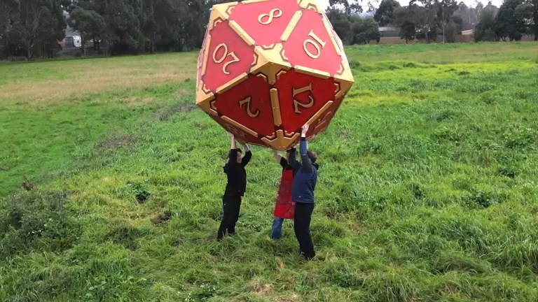 Worlds Largest Rollable D20