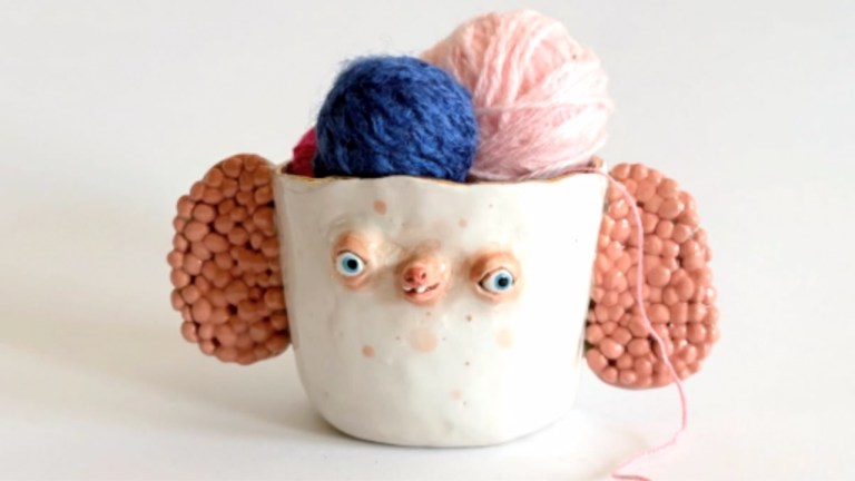 Cartoonish Ceramic Vessels