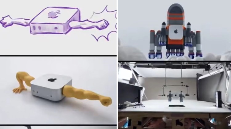 Apple Mac Mini Claymation