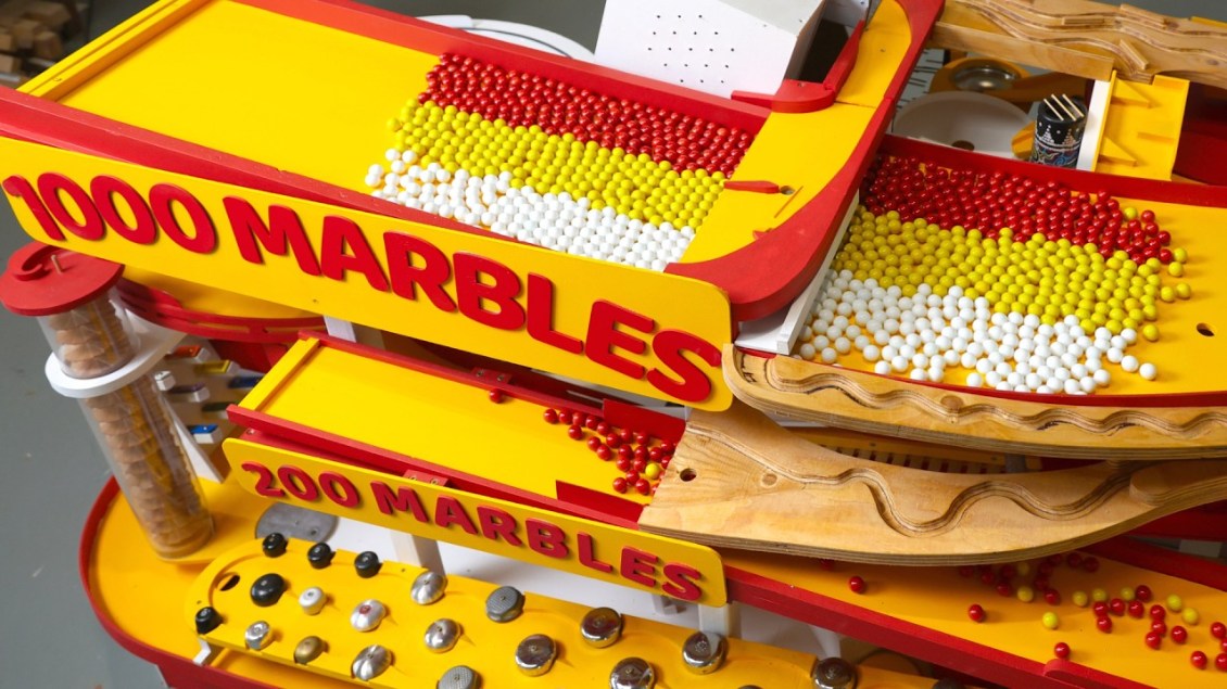 A Colossal ‘Cacophony’ Marble Machine Uses 2,000 Marbles to Make a Lot of Noise