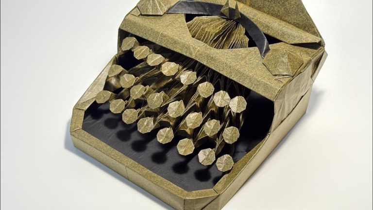 Origami Typewriter