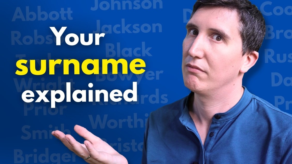 The Hidden Origins of English Surnames