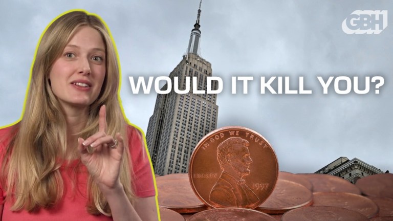 Penny Dropped Empire State Building Terminal Velocity