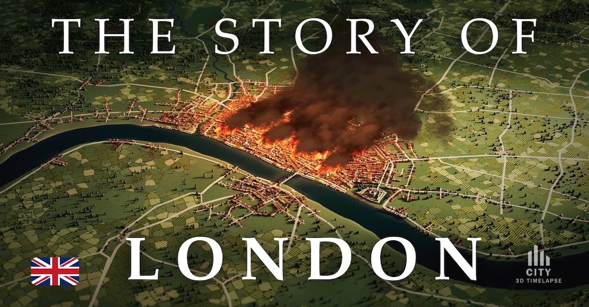 A 3D Animated History of London From Founding to Present Day