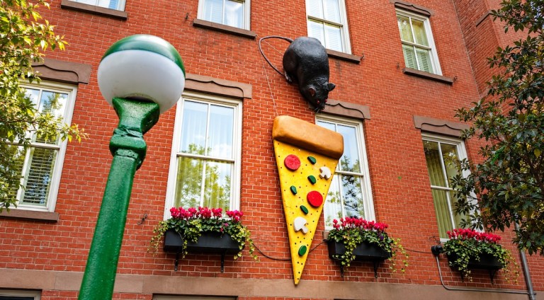 Pizza Rat Sculpture West Village