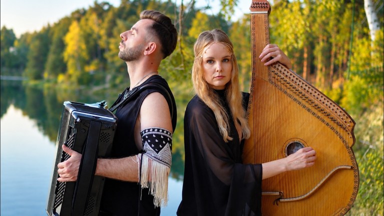 Sound of Silence Ukrainian Bandura Accordion