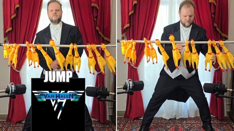 Van Halen on Rubber Chickens