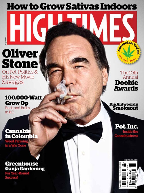 Oliver Stone toking it up 