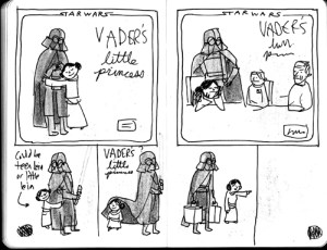 Vaders Little Princess Cover Creation