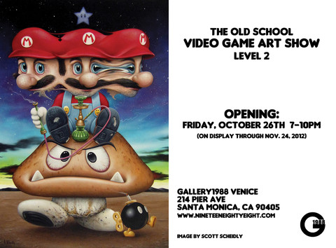 The Old School Video Game Art Show (Level 2) at Gallery1988