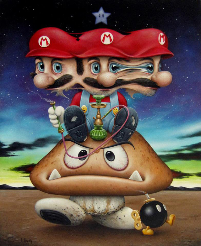 Mario Gets Bombed by Scott Scheidly