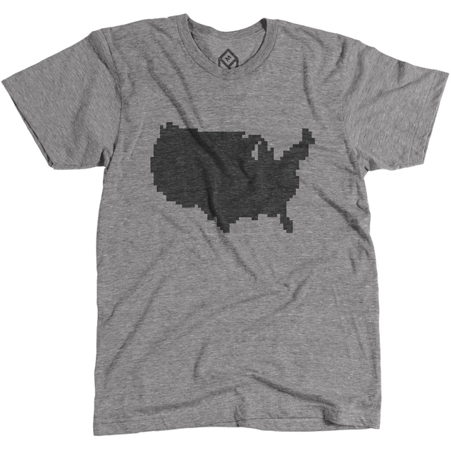 Pixelated United States of America Shirt by Pixelivery