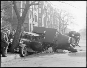 1930s Auto Accident Photos by Leslie Jones