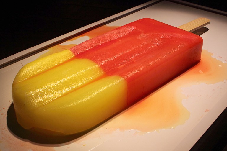 Giant melting popsicle