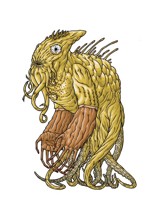 H. P. Lovecraft creatures by Mike Bukowski