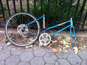 Abandoned Bikes Street Exhibit