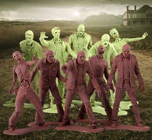 The Walking Dead Zombie Army Men at Gentle Giant