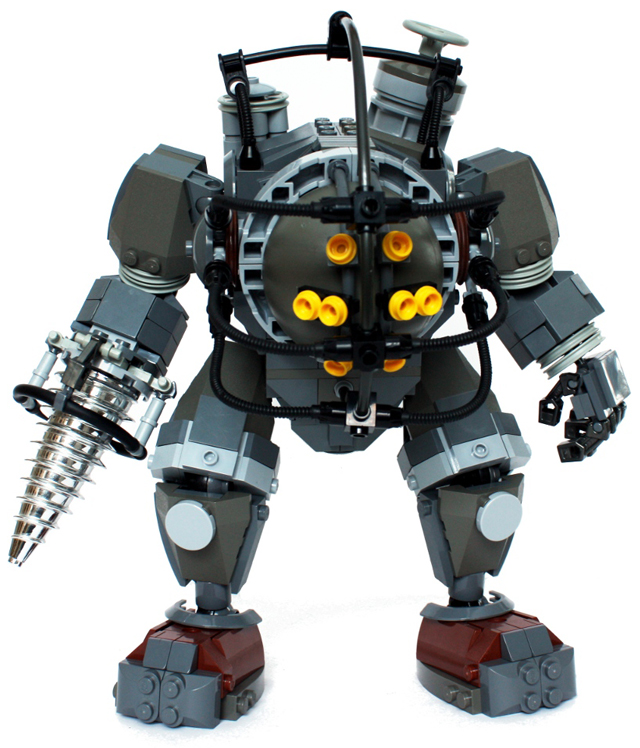 Custom LEGO BioShock Big Daddy Sculpture