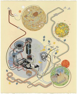 Star Wars A New Hope Map by Andrew DeGraff