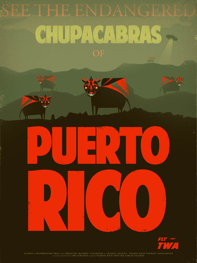 Chupacabras of Puerto Rico by Fernando Reza