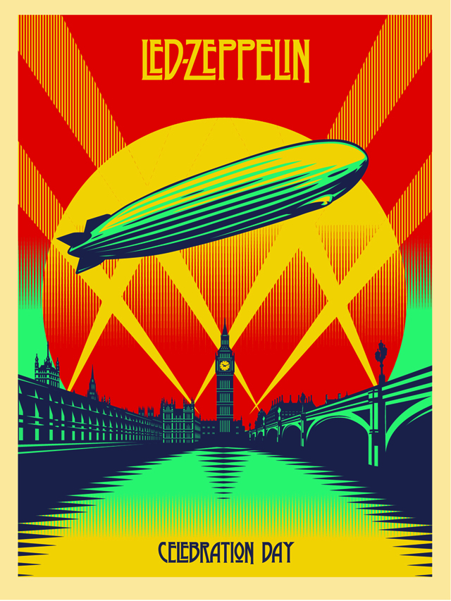 Celebration Day poster by Shepard Fairey