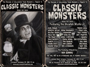 Tribute to Classic Monsters, A Group Art Show Featuring Rick Baker & Rob Zombie
