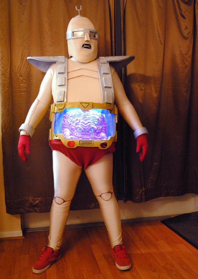 Custom Built Krang and His Android Body Costume
