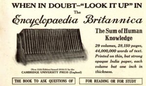 Encyclopaedia Britannica Going Out of Print