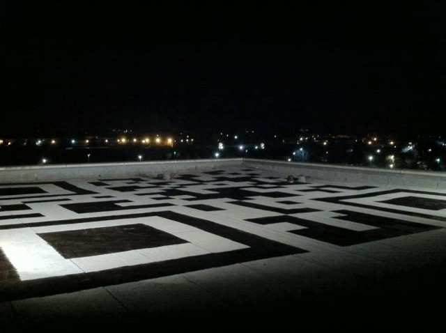 Giant QR Code on New Facebook HQ