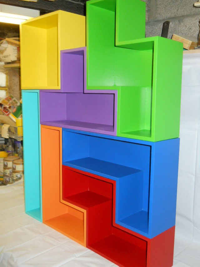 Custom Tetris Shelves
