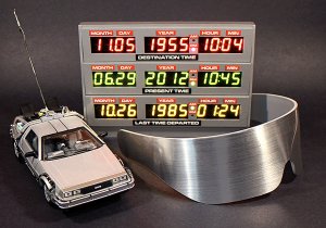 Time Circuit Clock Replica from Back to the Future