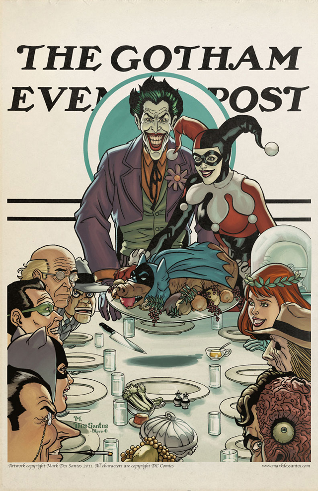 Gotham Evening Post (Thanksgiving) by Mark Dos Santos