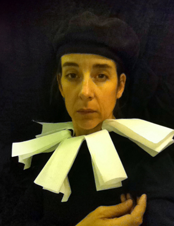 Seat Assignment, Lavatory Self Portraits in the Flemish Style by Nina Katchadourian