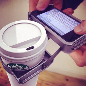 UpperCup iPhone Cupholder