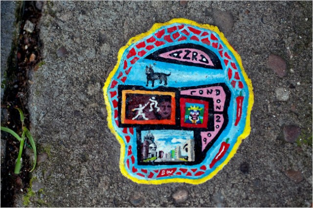Chewing Gum Paintings by Ben Wilson