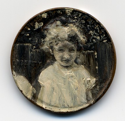 paintings on pennies by Jacqueline Lou Skaggs
