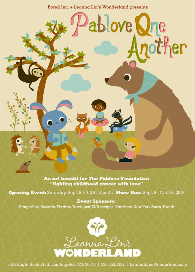 Leanna Lin's Wonderland Presents "Pablove One Another" Art Benefit Event